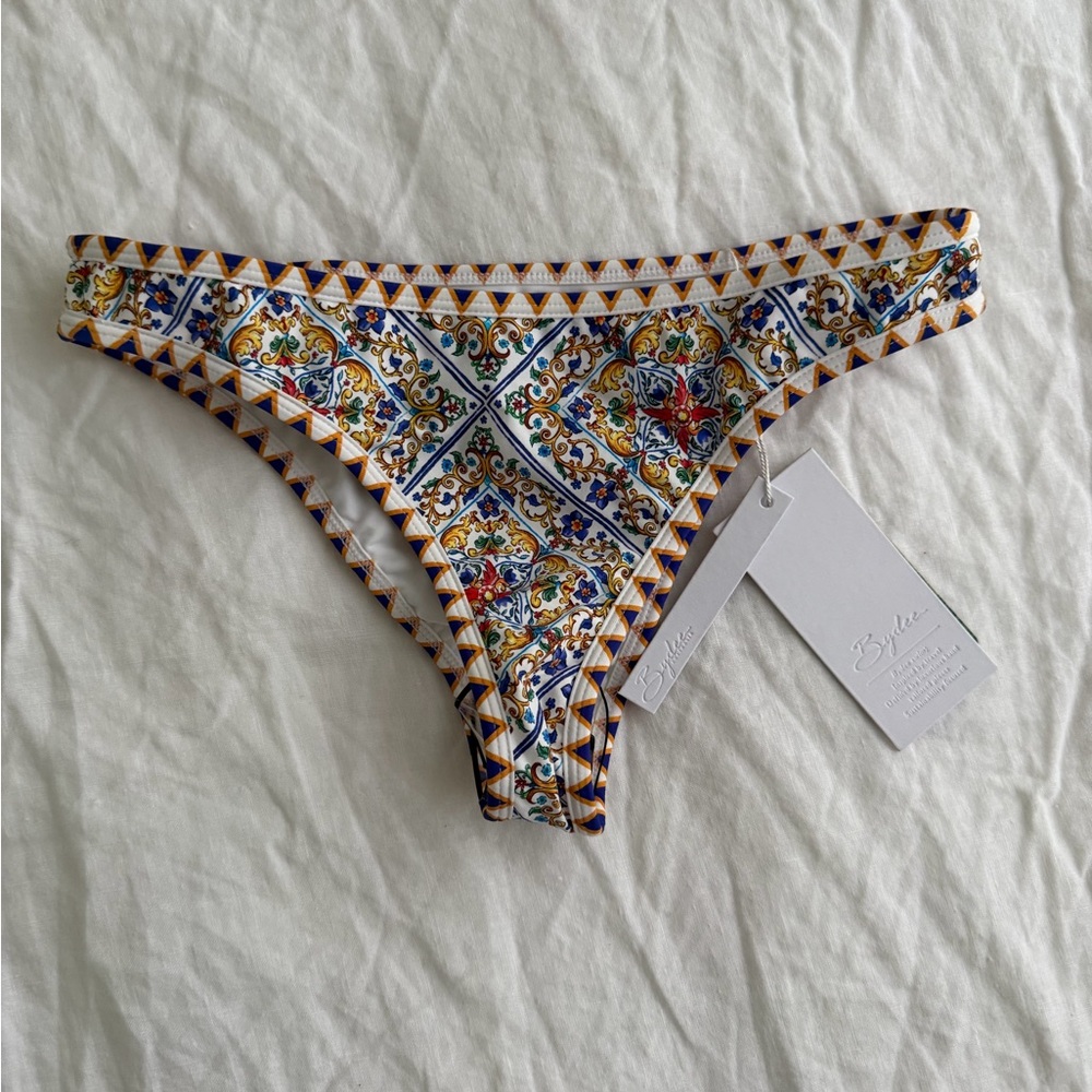 Sicilia Pattern Bikini Bottom